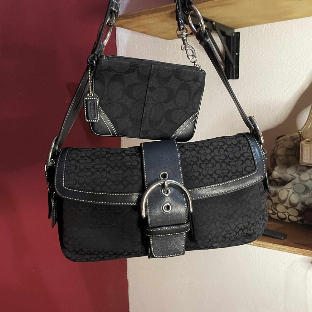 Black Coach Women's Bag Set